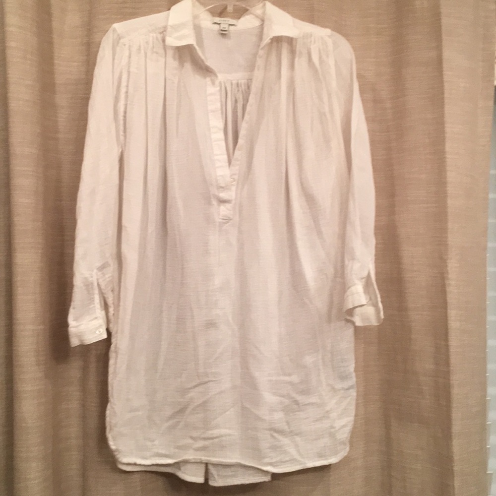 J Crew sheer blouse